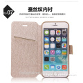 QWD wholesale premium for iphone6 plus color leather mobile phone case flip cover phone case for iphone6s